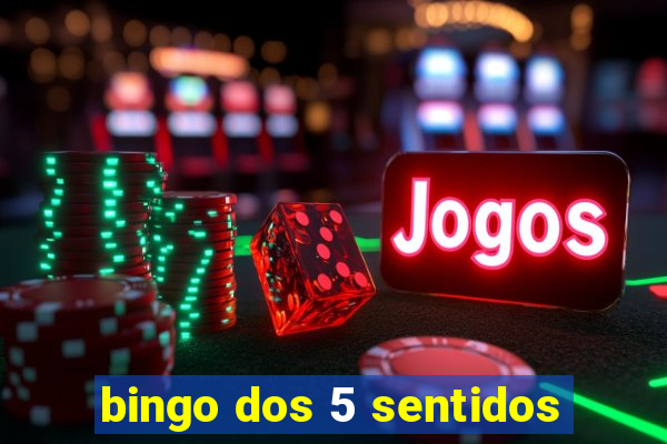 bingo dos 5 sentidos